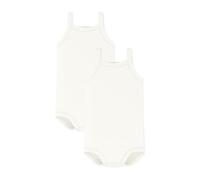 Petit Bateau A01T6, Body con spalline (Pacco da 2) Bimba 0-24, Variante 1, 12 mesi
