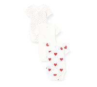 Petit Bateau A04O7, Body neonato manica corta (Pacco da 3) Unisex - Bimbi 0-24, Variante 1, 12 mesi