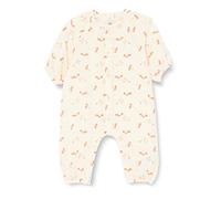 Petit Bateau A050T, Tuta lunga Bimba 0-24, Bianco Avalanche / Multicolore, 12 mesi