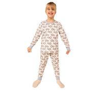 Petit Bateau A0827, Pigiama Bambini e ragazzi, Bianco Marshmallow/Multicolore, 12 anni
