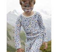 Petit Bateau A084C, Pigiama Bambini e ragazzi, Bianco Marshmallow/Multicolore, 5 anni