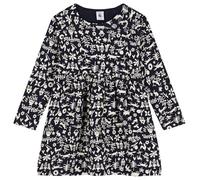 Petit Bateau A085A, Abito a maniche lunghe Bambine e ragazze, Blu Smoking/Bianco Avalanche, 5 anni