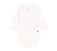Petit Bateau A085F, Body manica lunga con colletto Bimba 0-24, Bianco Marshmallow, 18 mesi
