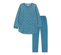 Petit Bateau A0869, Camicie da notte e leggings Bambine e ragazze, Blu Polochon/Multicolore, 4 anni