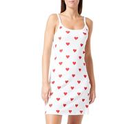 Petit Bateau A089R, Bambolina Donna, Bianco Marshmallow/Rosso Terkuit, S