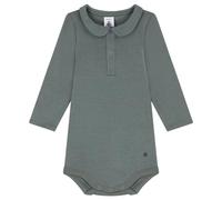 Petit Bateau A08B8, Body manica lunga con colletto Bimbo 0-24, Verde Thuya, 24 mesi