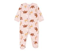 Petit Bateau A090H, Pigiama dormi bene Unisex - Bimbi 0-24, Rosa Saline/Multicolore, 3 mesi