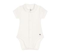 Petit Bateau A09fn, Body A Maniche Corte Con Colletto Unisex - Bimbi 0-24, Bianco, 18 mesi