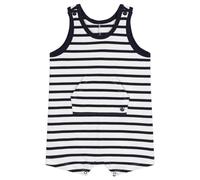 Petit Bateau A09x6 Tuta Corta, Marshmallow/Smoking, 18 Mesi Bimbo