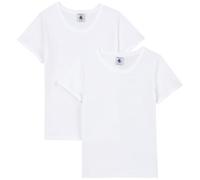 Petit Bateau - Lot de 2 Tee-Shirts Manches Courtes Fille Bianco - Abbigliamento - Taglia 12A 12A Bianco