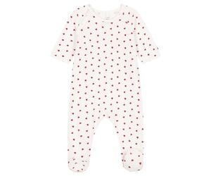 Petit Bateau A0ARW Pigiama A Maniche Lunghe Unisex - Bimbi 0-24 Marshmallow/Terkuit 12 Mesi