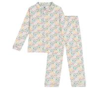 Petit Bateau A0AVZ Pigiama A Maniche Lunghe Bambina Marshmallow/Multico 2 Anni