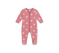 Petit Bateau A0AXK Pigiama A Maniche Lunghe Bimba 0-24 Rosewood/Marshmallow 12 Mesi
