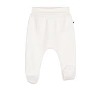 Petit Bateau A0b46, Pantaloni A Piedi Unisex - Bimbi 0-24, Bianco, 3 Mesi
