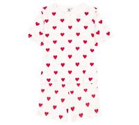 Petit Bateau A0B5V Pyjacourt Manica Corta Donna Marshmallow/Terkuit XXL