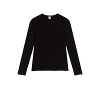 Petit Bateau A0B6E Maglietta A Maniche Lunghe Donna Nero S