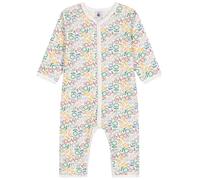 Petit Bateau A0B9S Tutina Senza Piedi A Maniche Lunghe Bimba 0-24 Marshmallow/Multico 3 Mesi