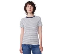 Petit Bateau A0BOL Maglietta A Maniche Corte Donna Marshmallow/Smoking M