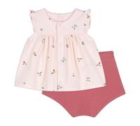 Petit Bateau A0cgs, Set Da 2 Pezzi Bimba 0-24, Rosa/Multicolore, 18 mesi