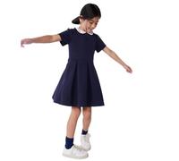 Petit Bateau A0cjr, Abito A Maniche Corte Bambina, Blu, 4 Anni