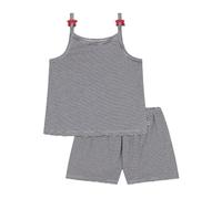 Petit Bateau A0cjx, Pyjacourt Bambina, Blu/Bianco, 10 Anni