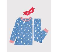 Petit Bateau A0clt, Pigiama Bambino, Blu/Multicolore, 5 Anni