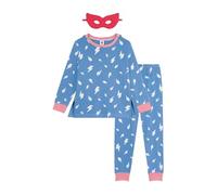 Petit Bateau A0clt Pigiama, Blu/Multicolore, 10 Anni Bambino