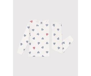 Petit Bateau A0clu, Pigiama Bambina, Bianco/Multicolore, 6 Anni