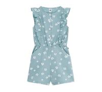Petit Bateau A0cnr Tuta Corta, Verde/Bianco, 6 Anni Bambina