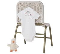 Petit Bateau A0cpr, Body A Maniche Corte Con Colletto Unisex - Bimbi 0-24, Bianco, 3 mesi
