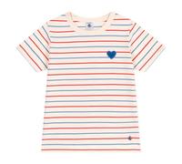 Petit Bateau A0cq4 Maglietta A Maniche Corte, Ecrù/Multicolore, 10 Anni Bambina