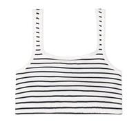 Petit Bateau A0crz, Brassière Donna, Bianco/Blu, XS