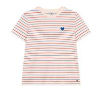 Petit Bateau A0csh, Maglietta A Maniche Corte Donna, Ecrù/Multicolore, XXS