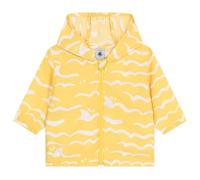Petit Bateau A0cub Giacca A Vento Anti-UV, Giallo/Bianco, 18 Mesi Bimbo