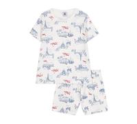Petit Bateau A0cul Pyjacourt, Bianco/Multicolore, 4 Anni Bambino