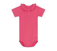 Petit Bateau A0cw5 Body A Maniche Corte con Colletto, Peonia, 12 Mesi Bimba