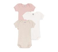 Petit Bateau A0cwz Noi Body A Maniche Corte, Variante 1, 3 Anni (Pacco da 3) Bimba