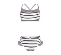 Petit Bateau A0cxl, Costume da Bagno 2 Pezzi Bambina, Bianco/Blu, 3 Anni