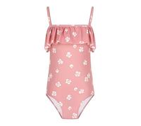 Petit Bateau A0cxp, Costume da Bagno 1 Pezzo Bambina, Rosa/Bianco, 5 Anni