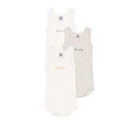 Petit Bateau A0czo, Body Senza Maniche Bimbo 0-24, Variante 1, 6 mesi (pacco da 3)