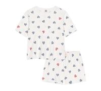 Petit Bateau A0d1e, Pyjacourt Donna, Bianco/Multicolore, XS
