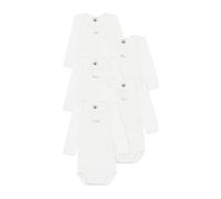 Petit Bateau A0d5y Noi Body A Maniche Lunghe, Variante 1, 3 Mesi (Pacco da 5) Unisex-Bimbi