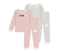 Petit Bateau A0d6q Pigiama Premaman, Variante 1, 2 Anni (Pacco da 2) Bambina