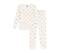 Petit Bateau A0d77 Pigiama, Bianco/Multicolore, 4 Anni Bambina