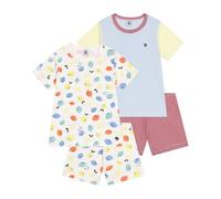 Petit Bateau A0d7b Pigiama, Variante 1, 4 Anni (Pacco da 2) Bambino