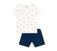Petit Bateau A0de2 Pyjacourt, Incognito/Multicolore, 6 Anni Bambino