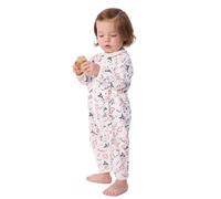 Petit Bateau A0feu Abbigliamento Notte Misto, Marshmallow/Multico, 3 Mesi