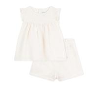 Petit Bateau Abbigliamento Giorno Bambino Ragazza, MARSHMALLOW, 3 mesi