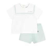 Petit Bateau Abbigliamento Giorno Bambino Ragazzo, MARSHMALLOW/SPRAY, 3 mesi