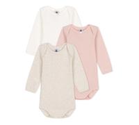 Petit Bateau Body bambino LOT 3 BODY in Multicolore 12 mesi